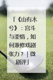 《山有木兮》：宫斗与柔情，如何兼修戏剧张力？｜微剧评