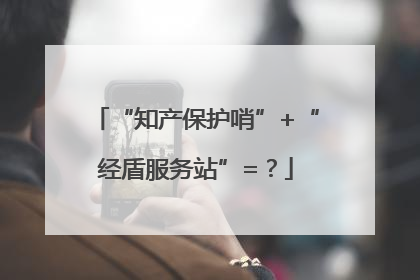 “知产保护哨”+“经盾服务站”=？