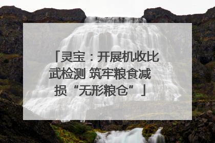 灵宝：开展机收比武检测 筑牢粮食减损“无形粮仓”