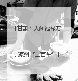 甘肃：人间福禄寿，凉州“三套车”