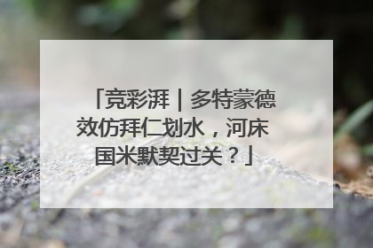 竞彩湃｜多特蒙德效仿拜仁划水，河床国米默契过关？