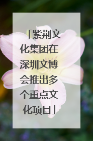 紫荆文化集团在深圳文博会推出多个重点文化项目