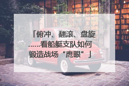 俯冲、翻滚、盘旋……看船艇支队如何锻造战场“鹰眼”