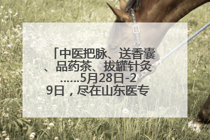 中医把脉、送香囊、品药茶、拔罐针灸……5月28日-29日，尽在山东医专附属医院中医夜市