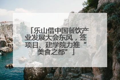 乐山借中国餐饮产业发展大会东风，签项目、建学院力推“美食之都”