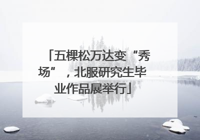 五棵松万达变“秀场”，北服研究生毕业作品展举行