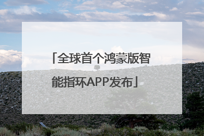 全球首个鸿蒙版智能指环APP发布