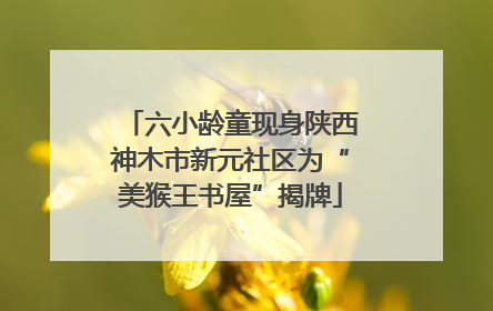 六小龄童现身陕西神木市新元社区为“美猴王书屋”揭牌