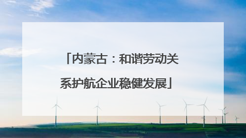 内蒙古：和谐劳动关系护航企业稳健发展