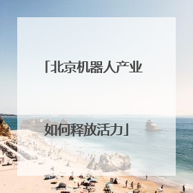 北京机器人产业如何释放活力
