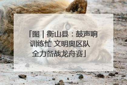 图｜衡山县：鼓声响 训练忙 文明奥区队全力备战龙舟赛