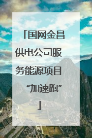 国网金昌供电公司服务能源项目“加速跑”