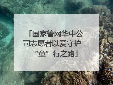 国家管网华中公司志愿者以爱守护“童”行之路