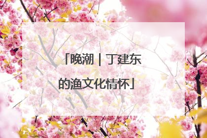 晚潮｜丁建东的渔文化情怀