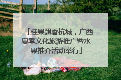 桂果飘香杭城，广西夏季文化旅游推广暨水果推介活动举行