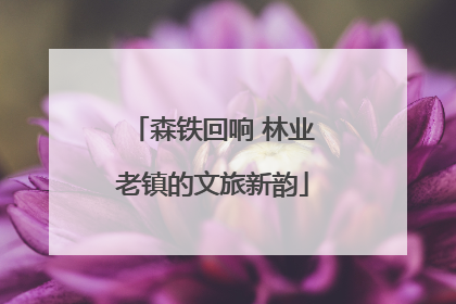 森铁回响 林业老镇的文旅新韵