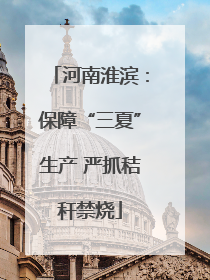 河南淮滨：保障“三夏”生产 严抓秸秆禁烧