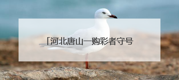 河北唐山一购彩者守号9年中1800万元