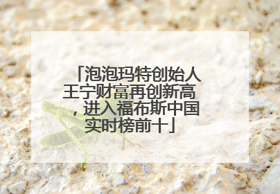 泡泡玛特创始人王宁财富再创新高，进入福布斯中国实时榜前十