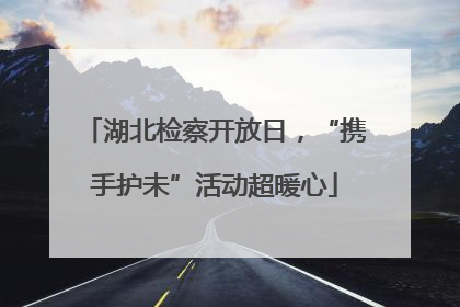 湖北检察开放日，“携手护未”活动超暖心
