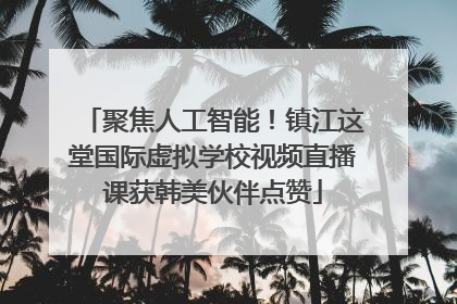 聚焦人工智能！镇江这堂国际虚拟学校视频直播课获韩美伙伴点赞