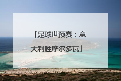 足球世预赛：意大利胜摩尔多瓦