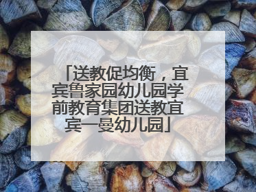 送教促均衡，宜宾鲁家园幼儿园学前教育集团送教宜宾一曼幼儿园
