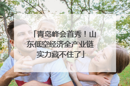 青岛峰会首秀！山东低空经济全产业链实力藏不住了