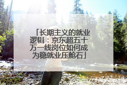 长期主义的就业逻辑：京东超五十万一线岗位如何成为稳就业压舱石