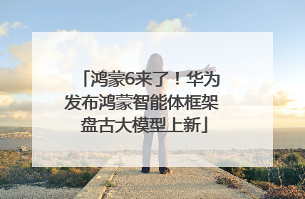 鸿蒙6来了！华为发布鸿蒙智能体框架 盘古大模型上新