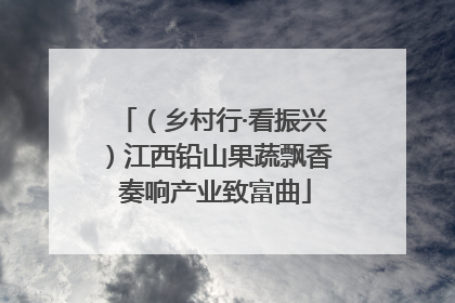 （乡村行·看振兴）江西铅山果蔬飘香 奏响产业致富曲