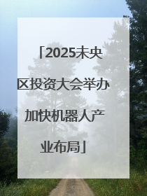 2025未央区投资大会举办 加快机器人产业布局