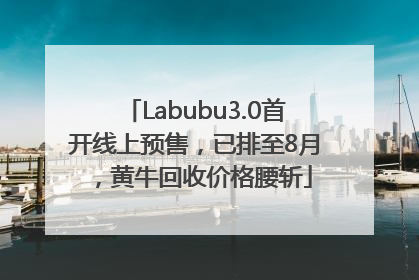 Labubu3.0首开线上预售，已排至8月，黄牛回收价格腰斩